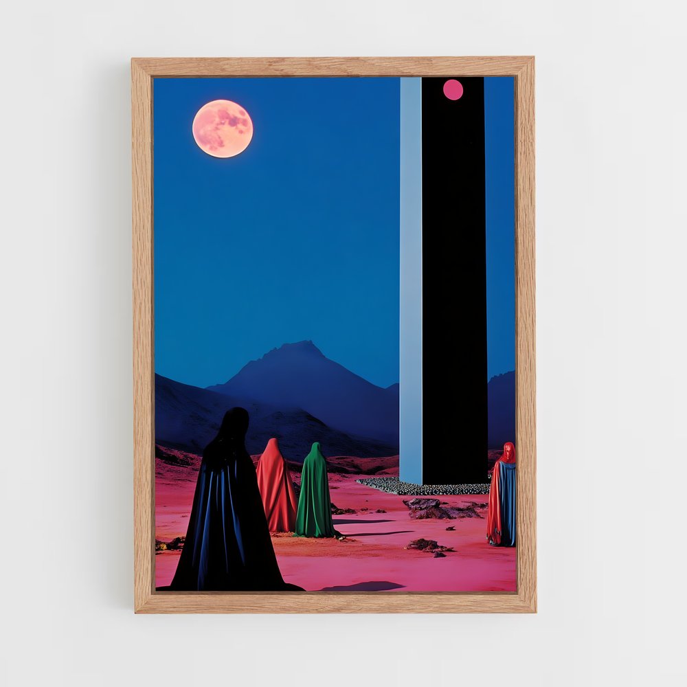 Poster Tour de la Réflexion – affiche Art spatial (vue 4)